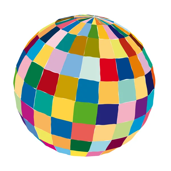 Colored sphere — Stock Vector