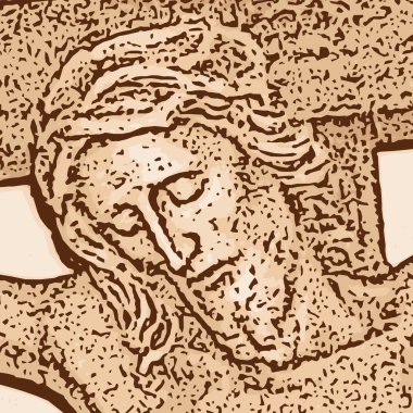 Face of Jesus clipart