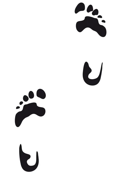 Foot print — Stock Vector