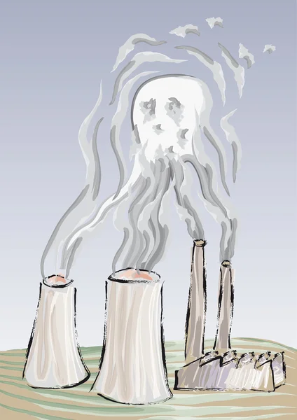 Опасность загрязнения — стоковый вектор