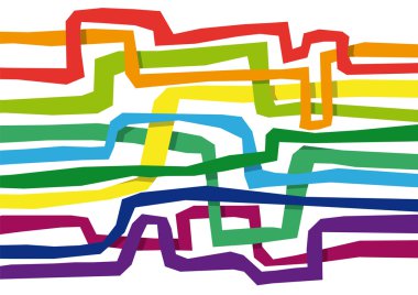 Colorful stripes clipart