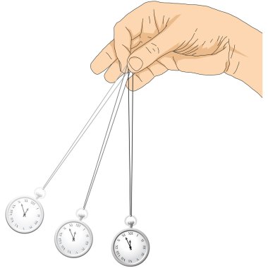 Hand and watch clipart