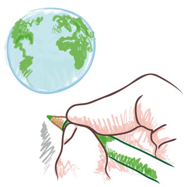 Draw the world clipart