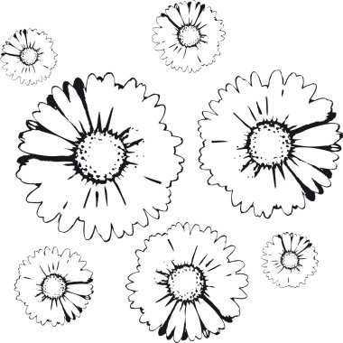 Background flowers clipart