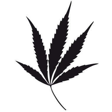 Leaf marijuana clipart