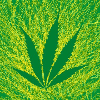 Leaf marijuana clipart