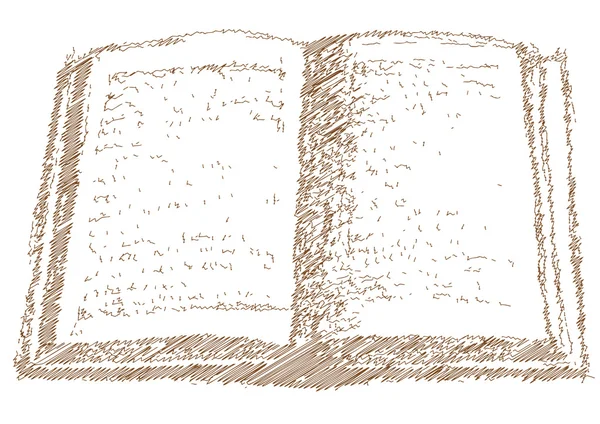 Открытая книга — стоковый вектор
