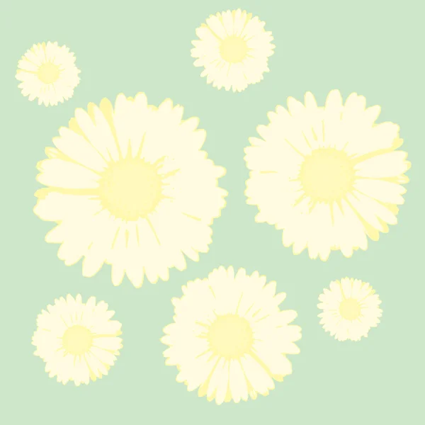 Fleurs de fond — Image vectorielle