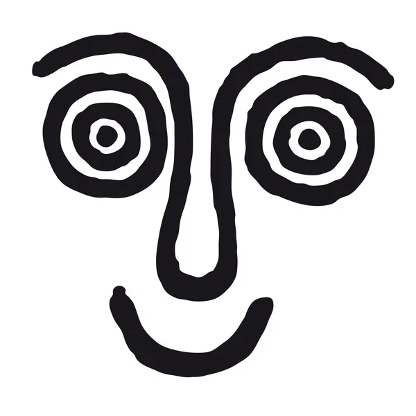 Masque hypnotique — Image vectorielle