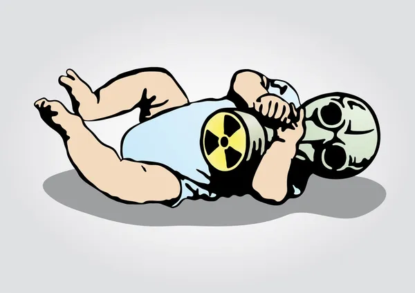 Ядерний кошмар — стоковий вектор