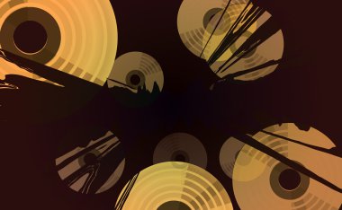 Musical background clipart