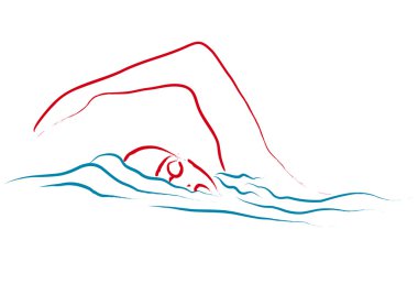 Swimmer clipart