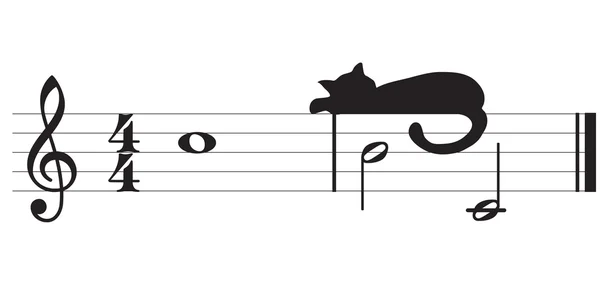 stock vector Cats and music