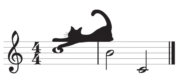 stock vector Cats and music