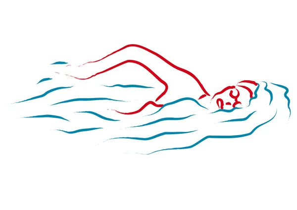 Κολυμβητής — Διανυσματικό Αρχείο