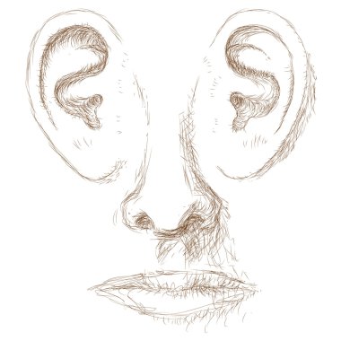 Ears on your face clipart