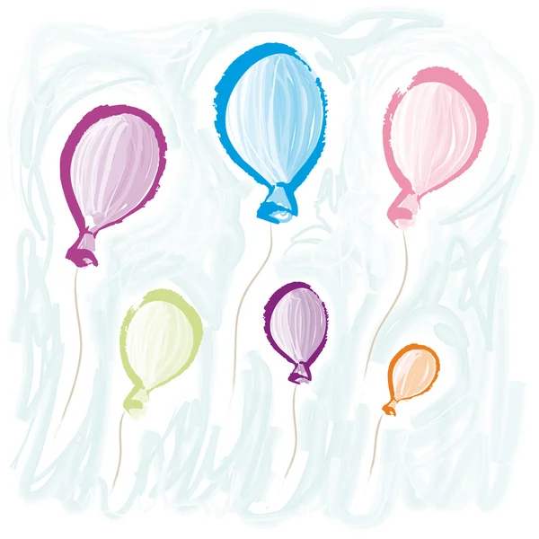 Luftballons — Stockvektor