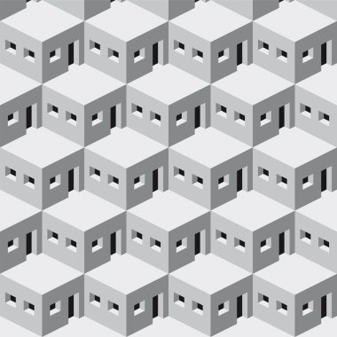 Housing patterns clipart