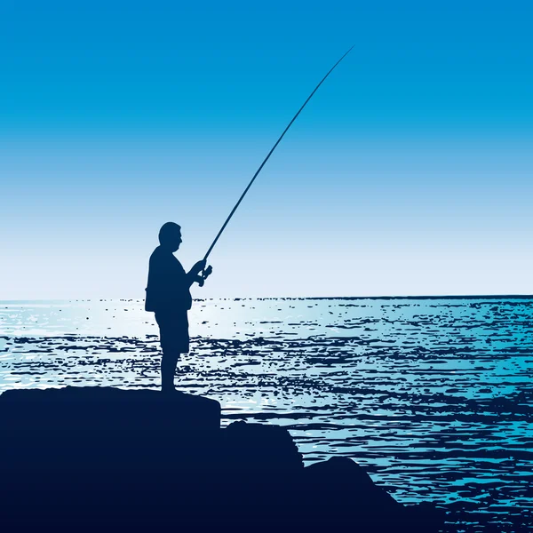 Balıkçı — Stok Vektör