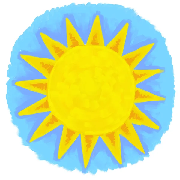 Sun painting — Stock Photo, Image