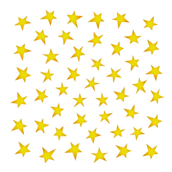 Окрашенные звезды — стоковое фото