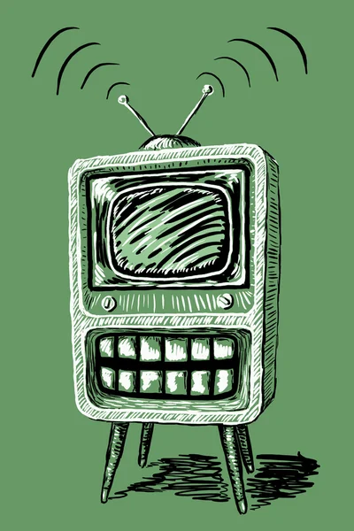 Televisie — Stockfoto