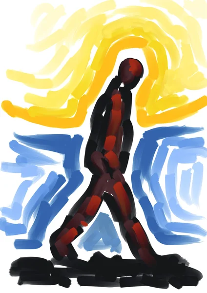 Man walking — Stock Photo, Image
