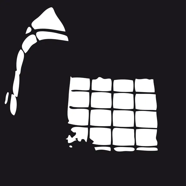 Vězení okno — Stockový vektor