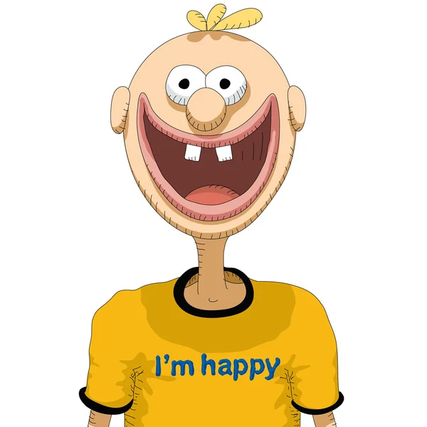 Šťastná osoba — Stockový vektor