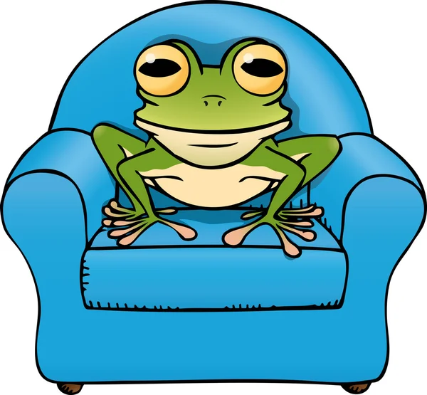 青蛙椅子 — 图库矢量图片
