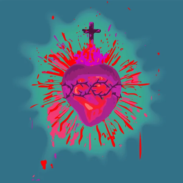 Nejsvětějšího srdce Ježíšova — Stock fotografie