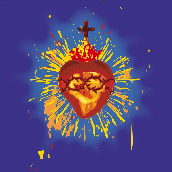 Священне серце — стоковий вектор