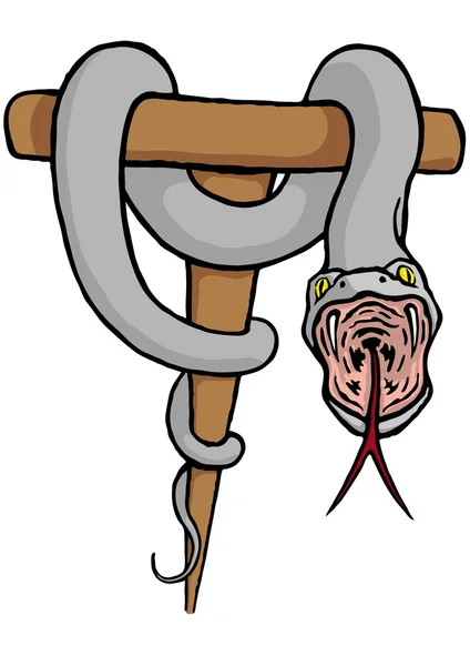 Had na hůl — Stockový vektor