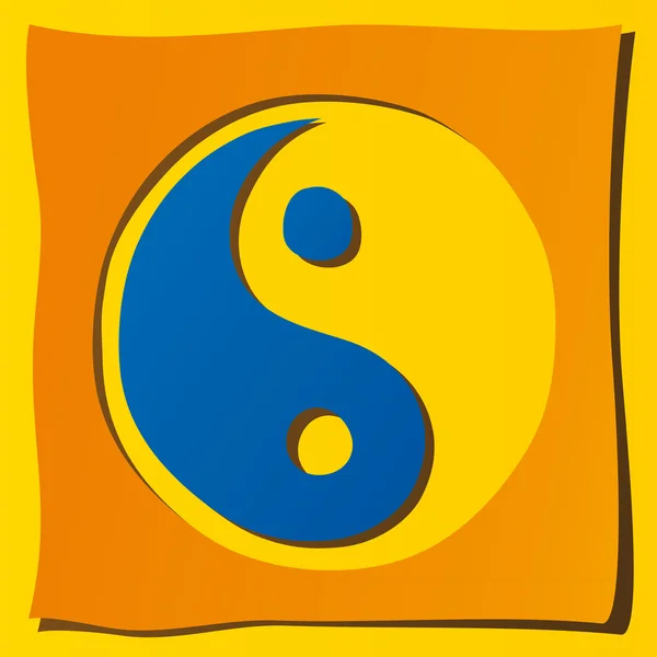 Ying Yang symbole — Image vectorielle