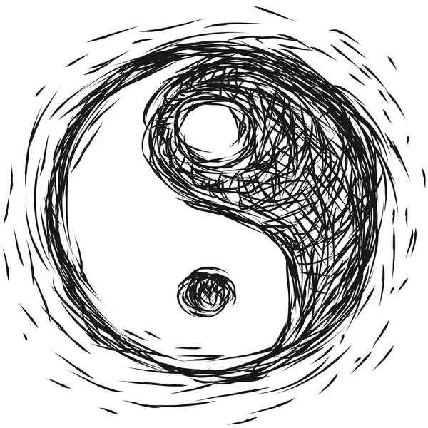 Ying yang σύμβολο — Διανυσματικό Αρχείο