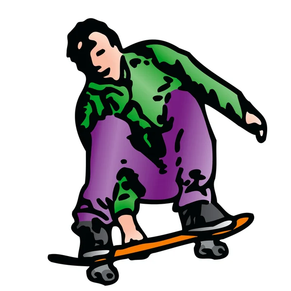 Скейтер — стоковый вектор