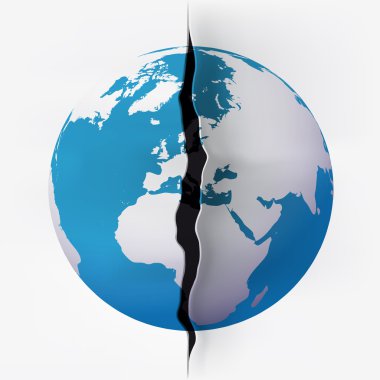 Planet crack clipart