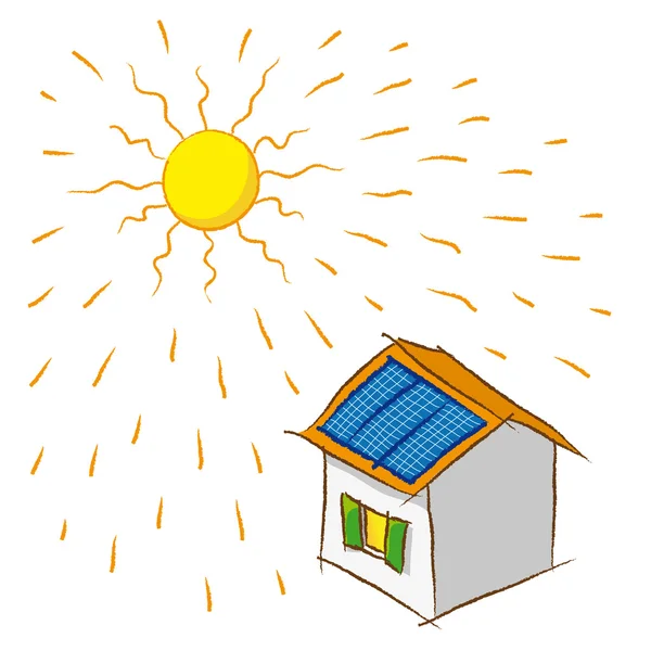 Solarenergie — Stockvektor