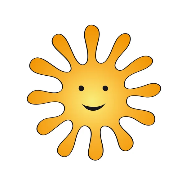 Slunce paprsky — Stockový vektor