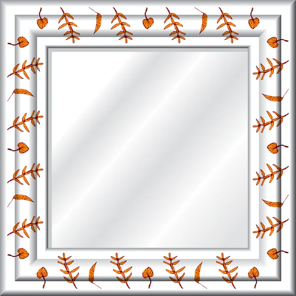 Espejo y marco — Vector de stock