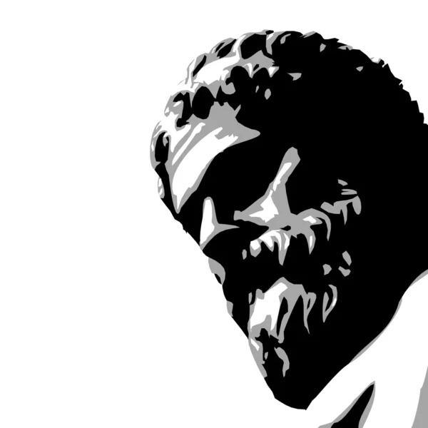 Statue ancienne — Image vectorielle