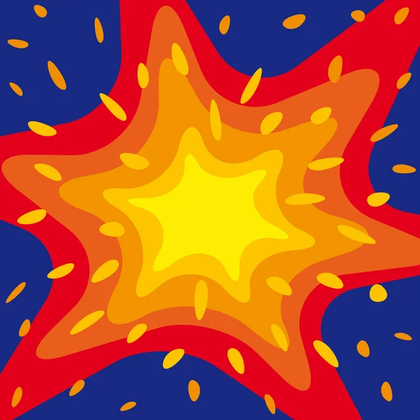 Brillante estrella — Archivo Imágenes Vectoriales
