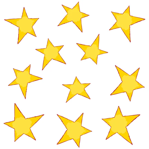 Einige Stars — Stockvektor