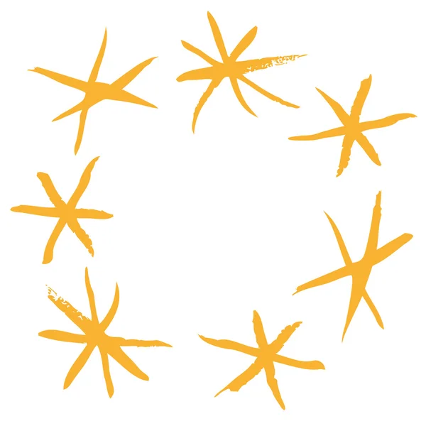 Stars in a circle — Stock Vector