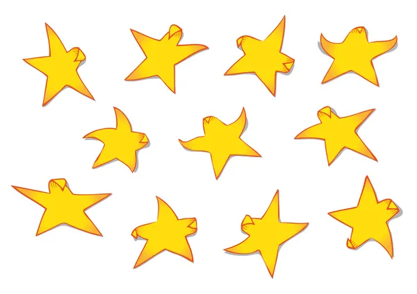 いくつかの星 — ストックベクタ