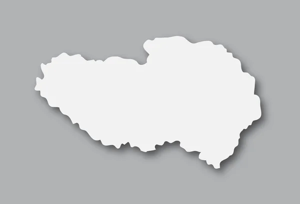 Carte géographique Tibet — Image vectorielle