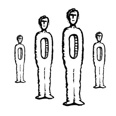 Men empty clipart