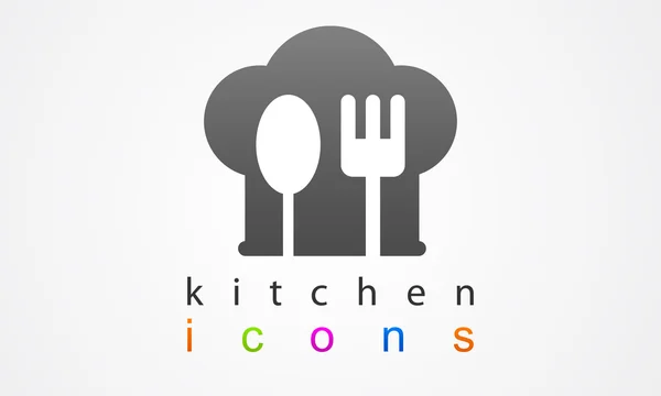 Baas pictogram keuken. — Stockvector
