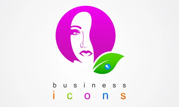 Logo della salute delle icone aziendali . — Vettoriale Stock