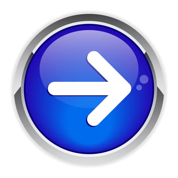 Botón icono de flecha — Vector de stock